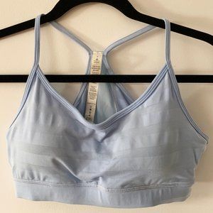 Lululemon sports bra - pale blue, mesh, racerback